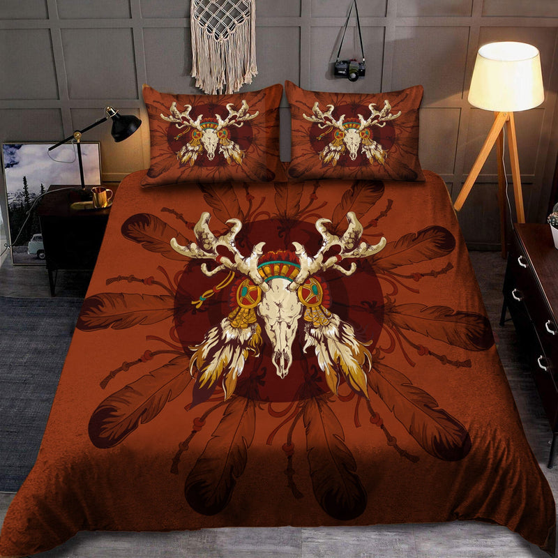 Orange Brown Native Bedding Set WCS