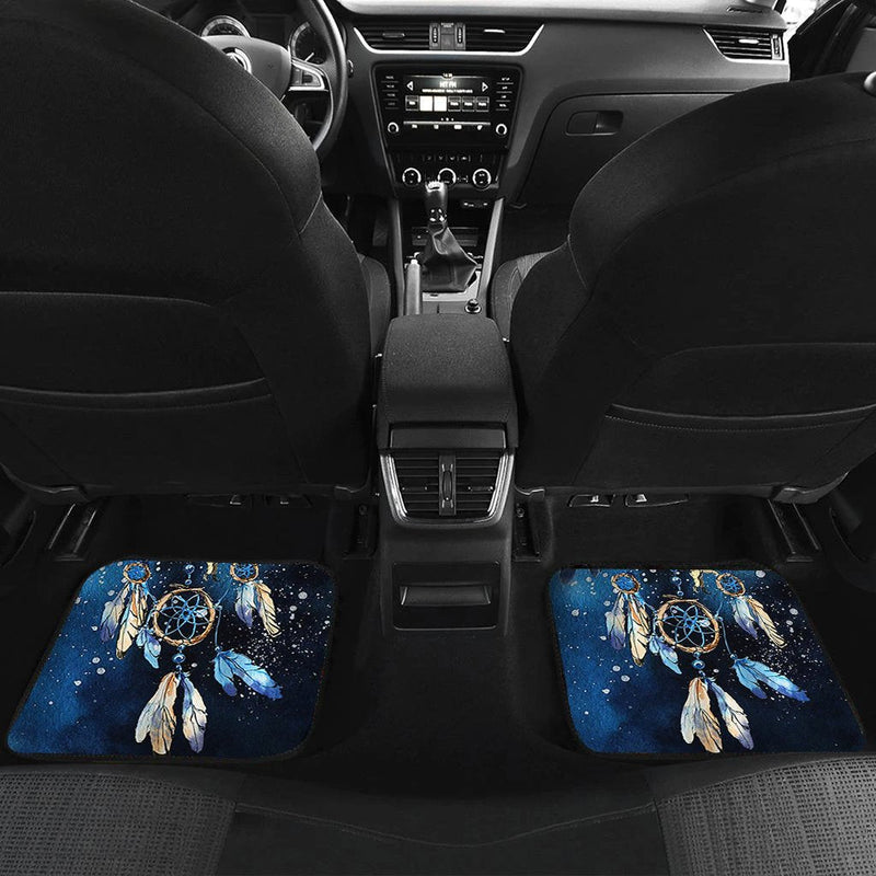 Blue Dreamcatcher Front And Back Car Mats WCS