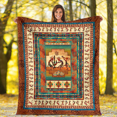 3D Native Dance Fleece Blanket WCS