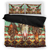 Buffalo Pattern Native American Bedding Set WCS