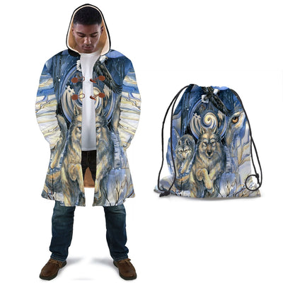 Wolf Winter Cloak - Native American Pride Shop