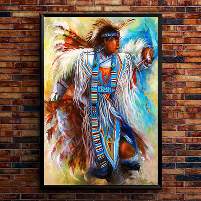 Native American Man Dance Poster/Canvas