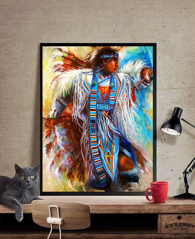 Native American Man Dance Poster/Canvas