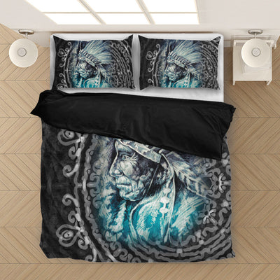 Native Turquoise Motifs Bedding Set WCS