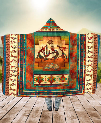 Pattern Hooded Blanket WCS