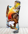 Feathers Hooded Blanket WCS