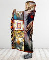 Native Eagles Hooded Blanket WCS