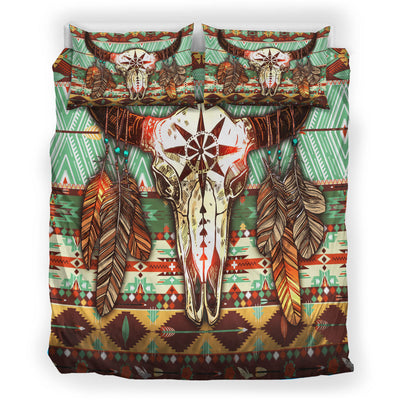 Buffalo Pattern Native American Bedding Set WCS