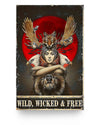 Wild, Wicked & Free Eagle Poster/Canvas