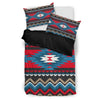 Red Blue Native Pattern Bedding Set WCS